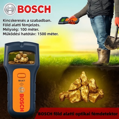 BOSCH fémdetektorok – nagy pontosság, egyszerű kezelés