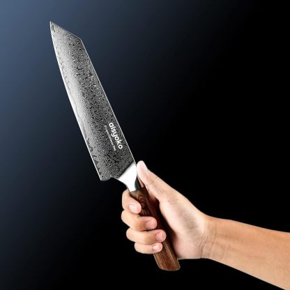 Kuchařský nůž 8 palců Japonský damašek VG-10 Super nerezová ocel Profesionální vysoce uhlíkový ultra ostrý kuchyňský nůž na vaření