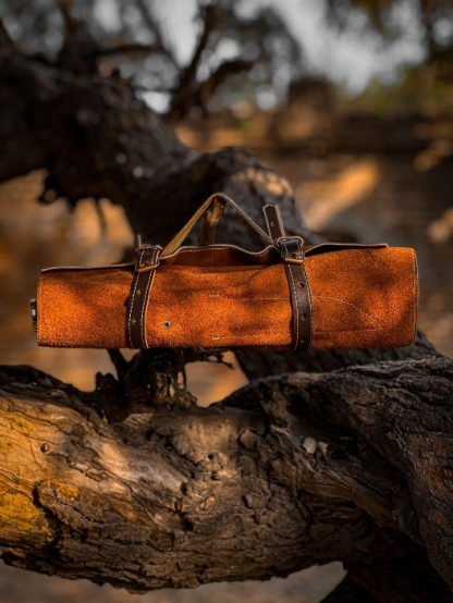 Set de 6 cuțite de bucătărie din oțel damasc, de culoare albastră marină, cuțit de exterior, cuțit de legume, cuțit de bucătar din oțel damasc.