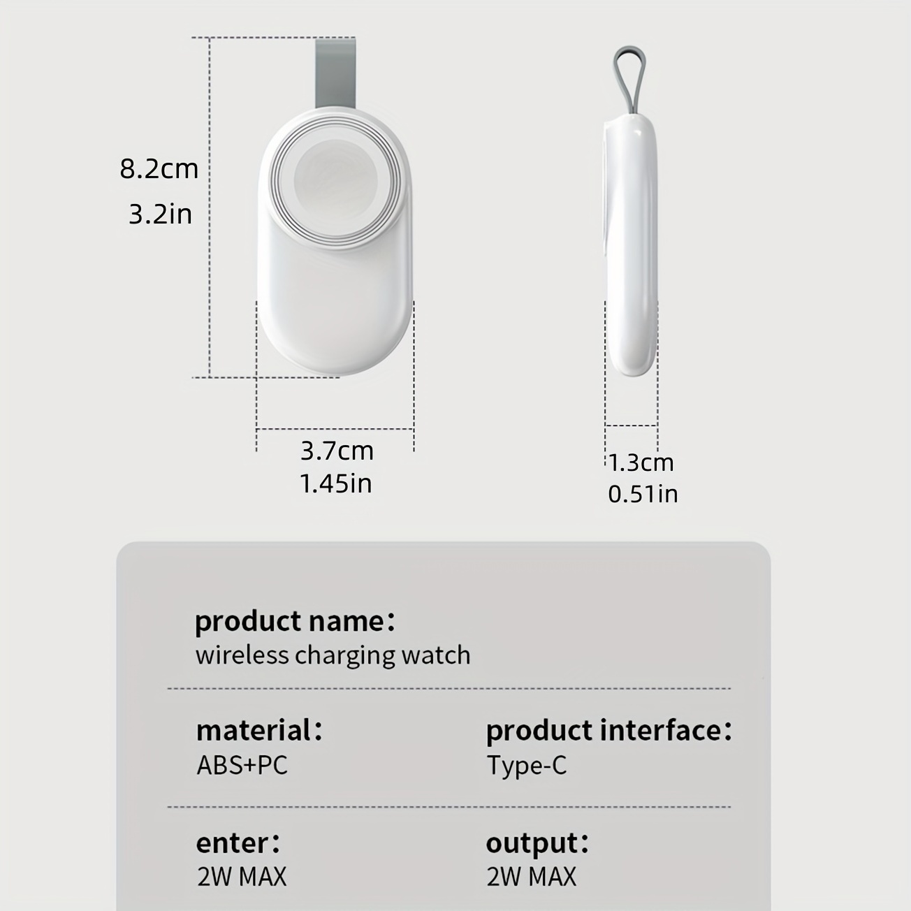 🎁 ¡Descuento del 50% en todos los productos! ⌚️Cargador inalámbrico portátil IWatch✨