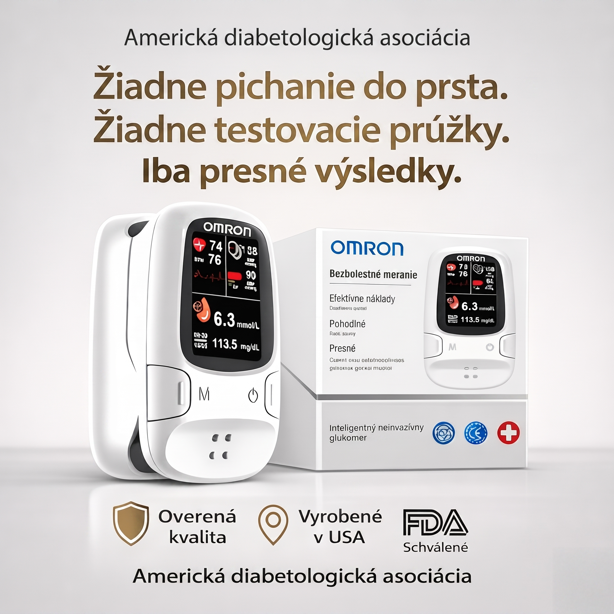 🔥Omron™ 2026🔥: Revolučný neinvazívny glukomer z USA. Merajte si cukor bez ihiel, bez bolesti a s maximálnou presnosťou. Budúcnosť monitorovania zdravia je tu