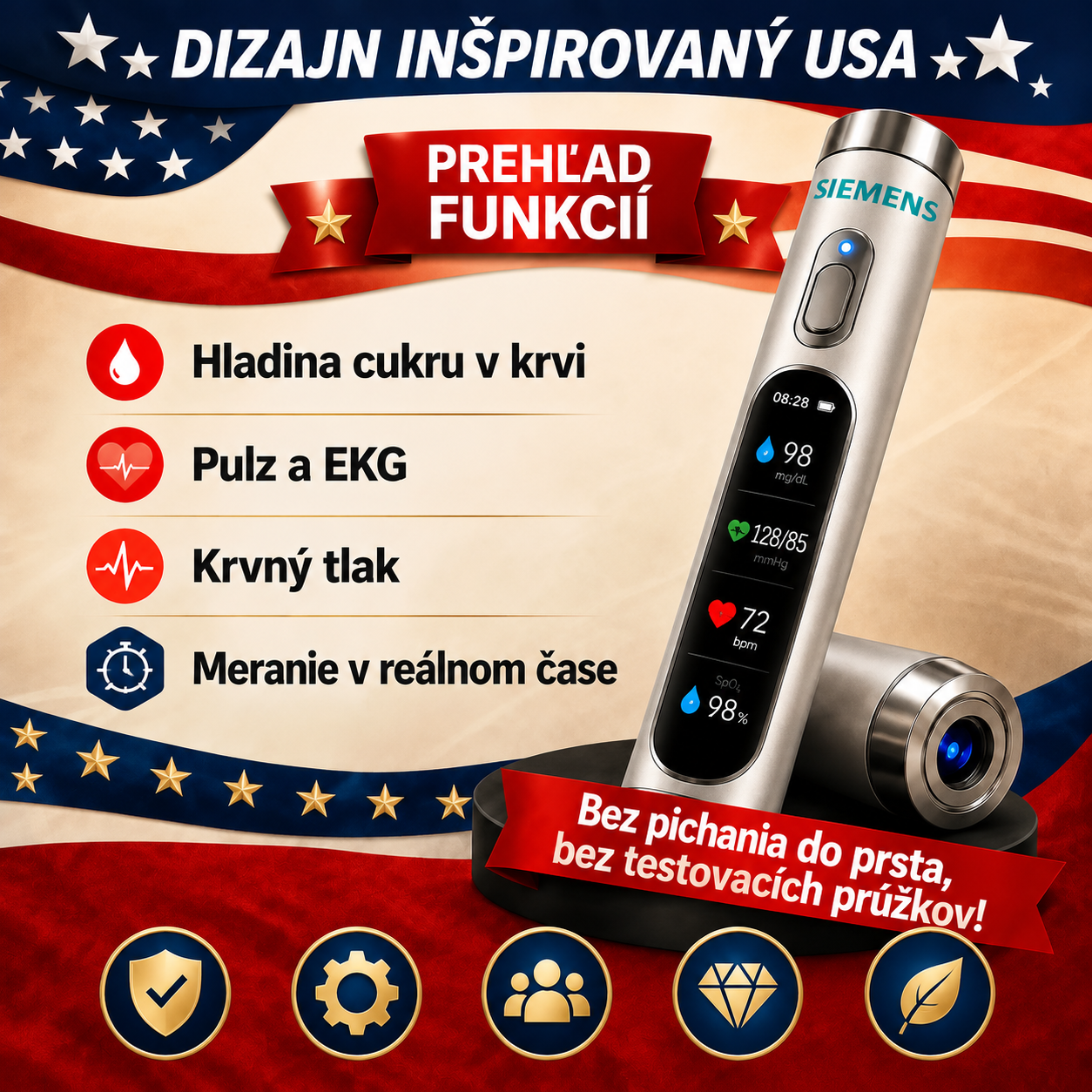 Zariadenie na sledovanie hladiny gluk&oacute;zy