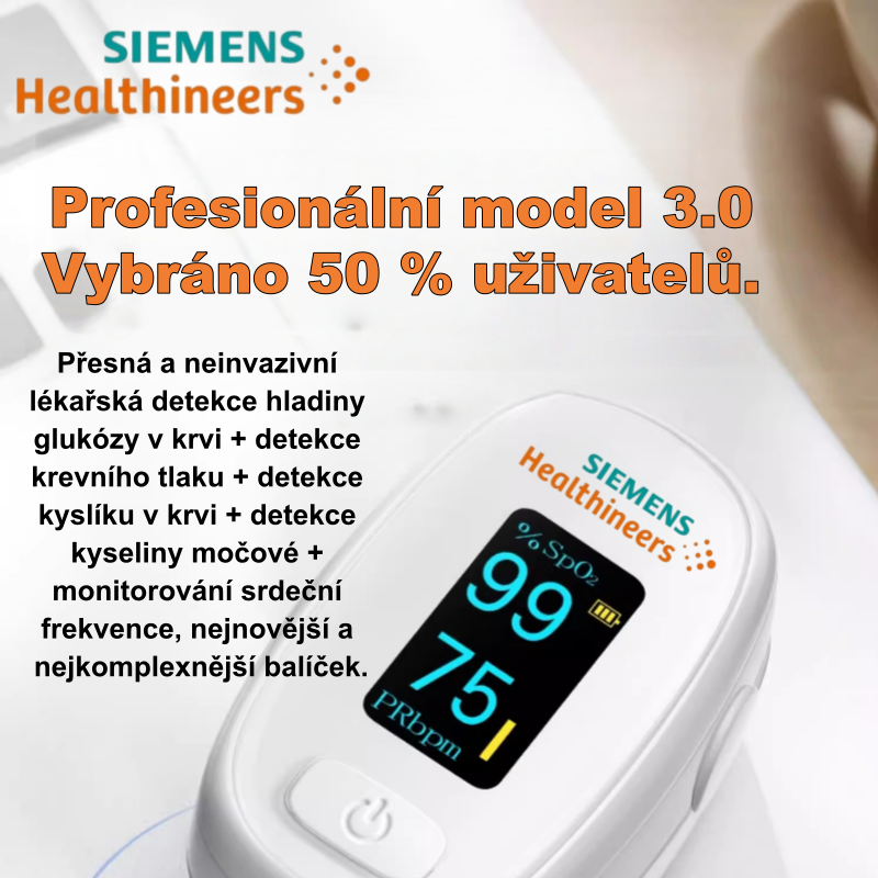 Proč se dál trápit s jehlami, když existuje bezbolestná alternativa? Otestujte si glukózu snadno, rychle a 100% neinvazivně.