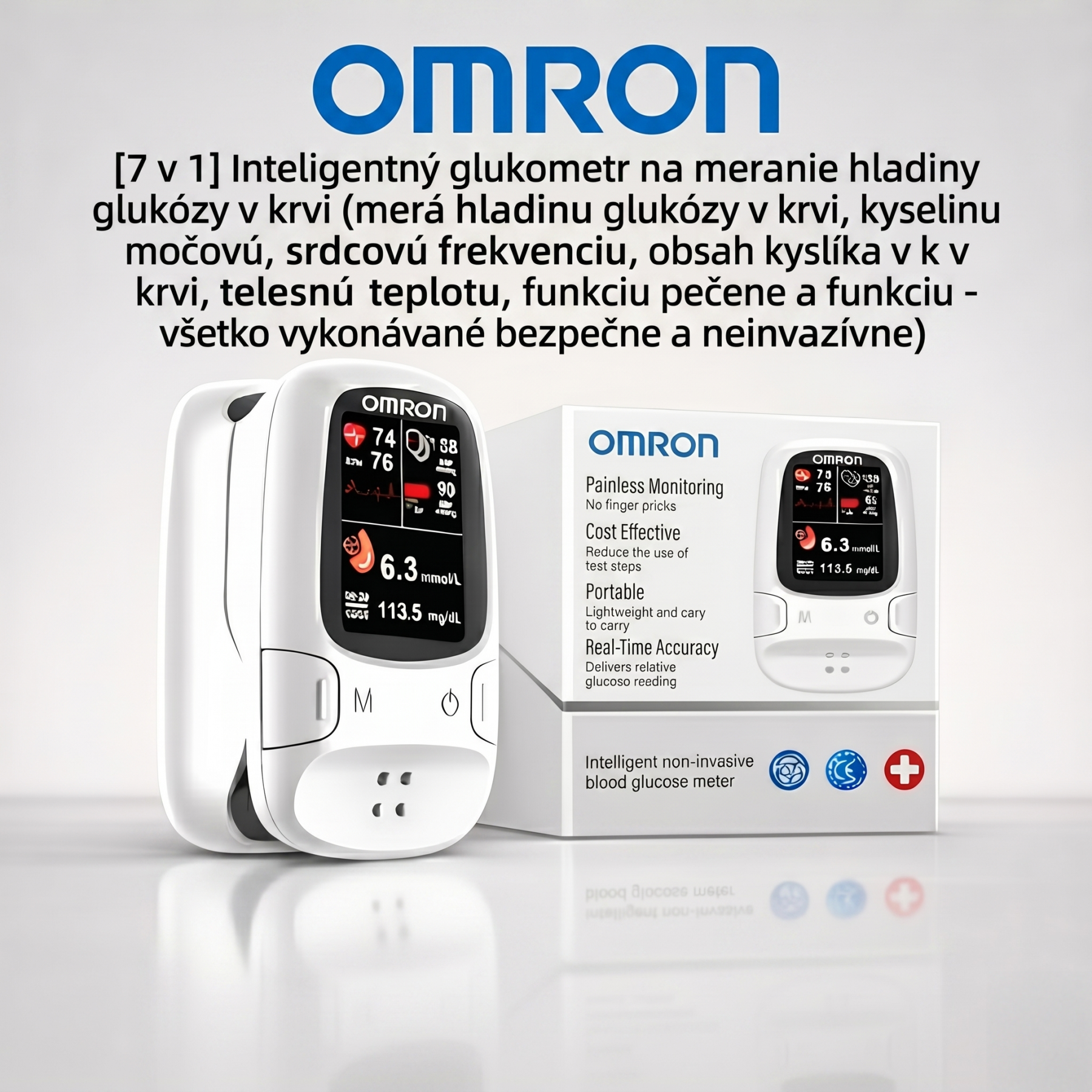 🔥Omron™ 2026🔥: Revolučný neinvazívny glukomer z USA. Merajte si cukor bez ihiel, bez bolesti a s maximálnou presnosťou. Budúcnosť monitorovania zdravia je tu