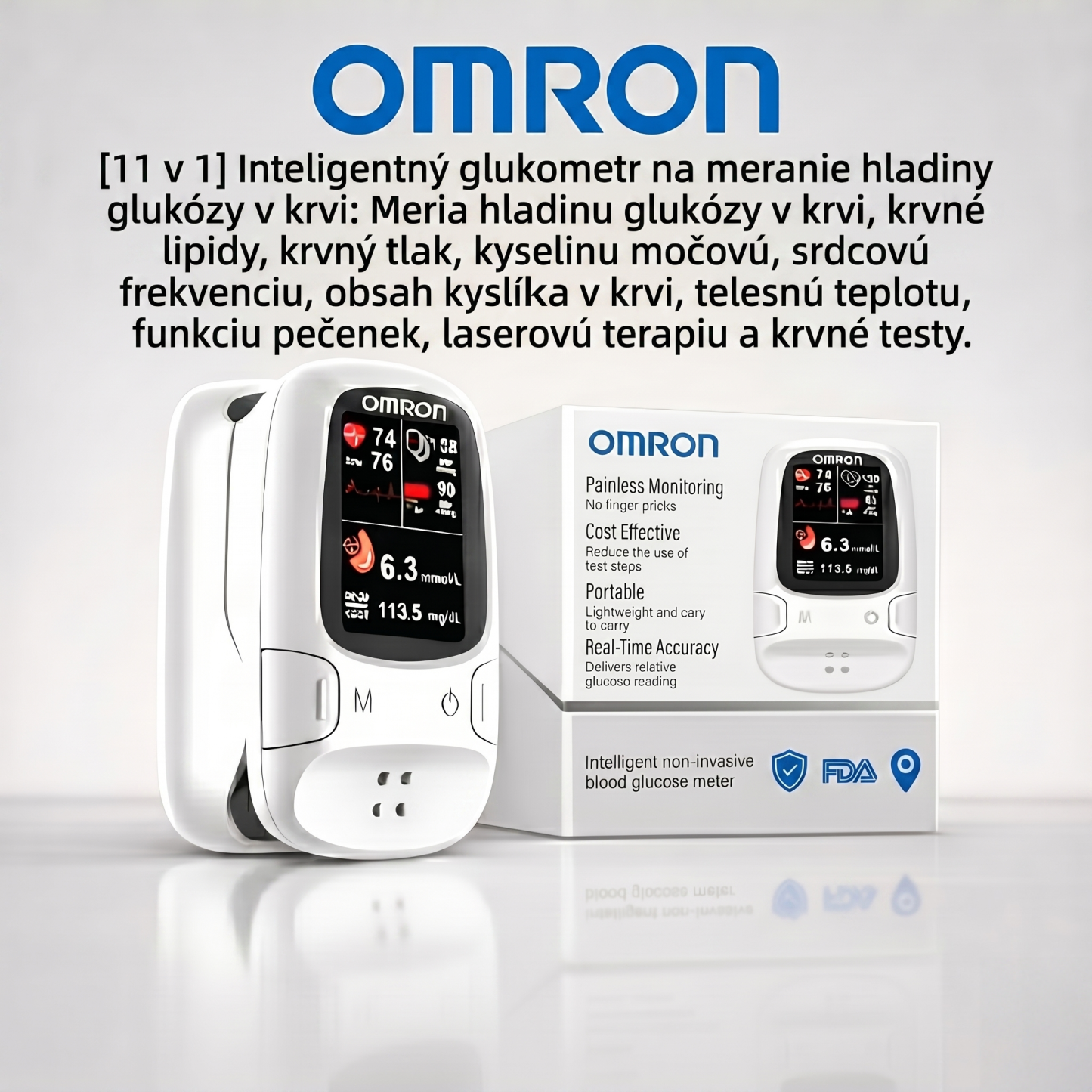 🔥Omron™ 2026🔥: Revolučný neinvazívny glukomer z USA. Merajte si cukor bez ihiel, bez bolesti a s maximálnou presnosťou. Budúcnosť monitorovania zdravia je tu