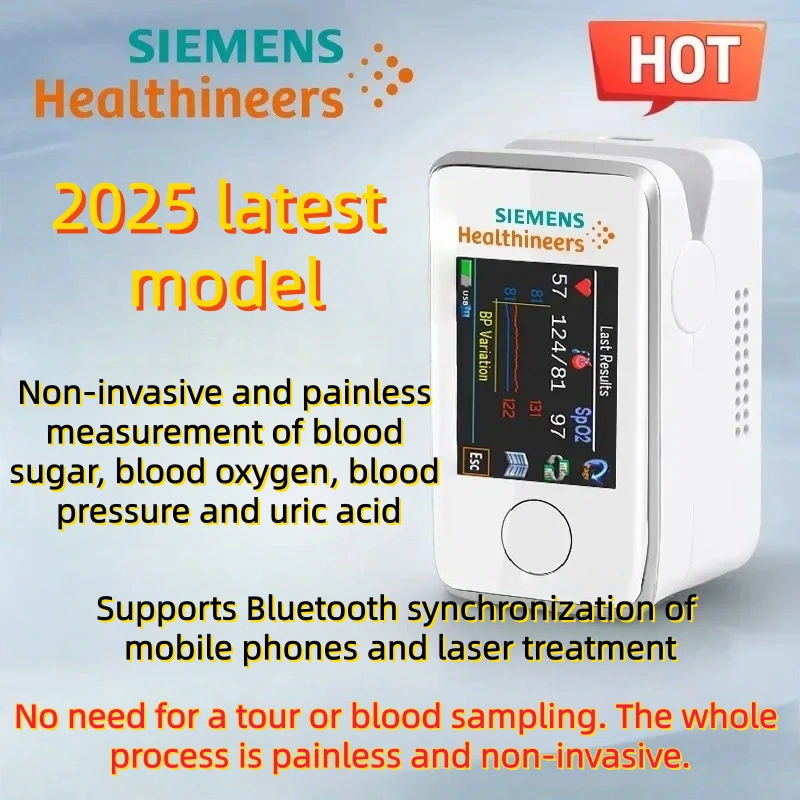馃寛Technological innovation in medical research in 2025: Siemens painless and non-invasive portable blood glucose meter, monitoring blood sugar health has never been easier!
