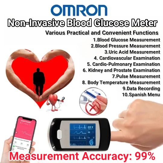 馃挅 Omron painless, non-invasive blood glucose meter 馃挄