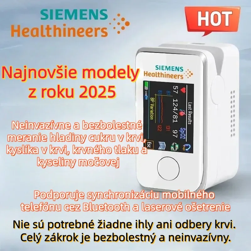 Inovačná technológia z roku 2025 Bezbolestný glukometr Siemens: Zvládajte svoju cukrovku bez odberu krvi alebo vpichov