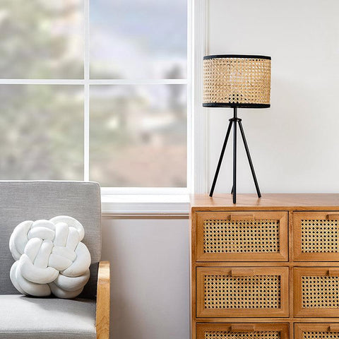 Madeline 21.3" Cane Table Lamp - Hulala Home