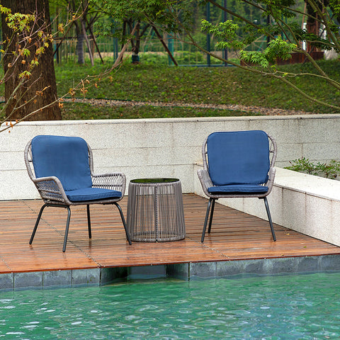 Hohokam 3-Piece Rattan Outdoor Seating Group