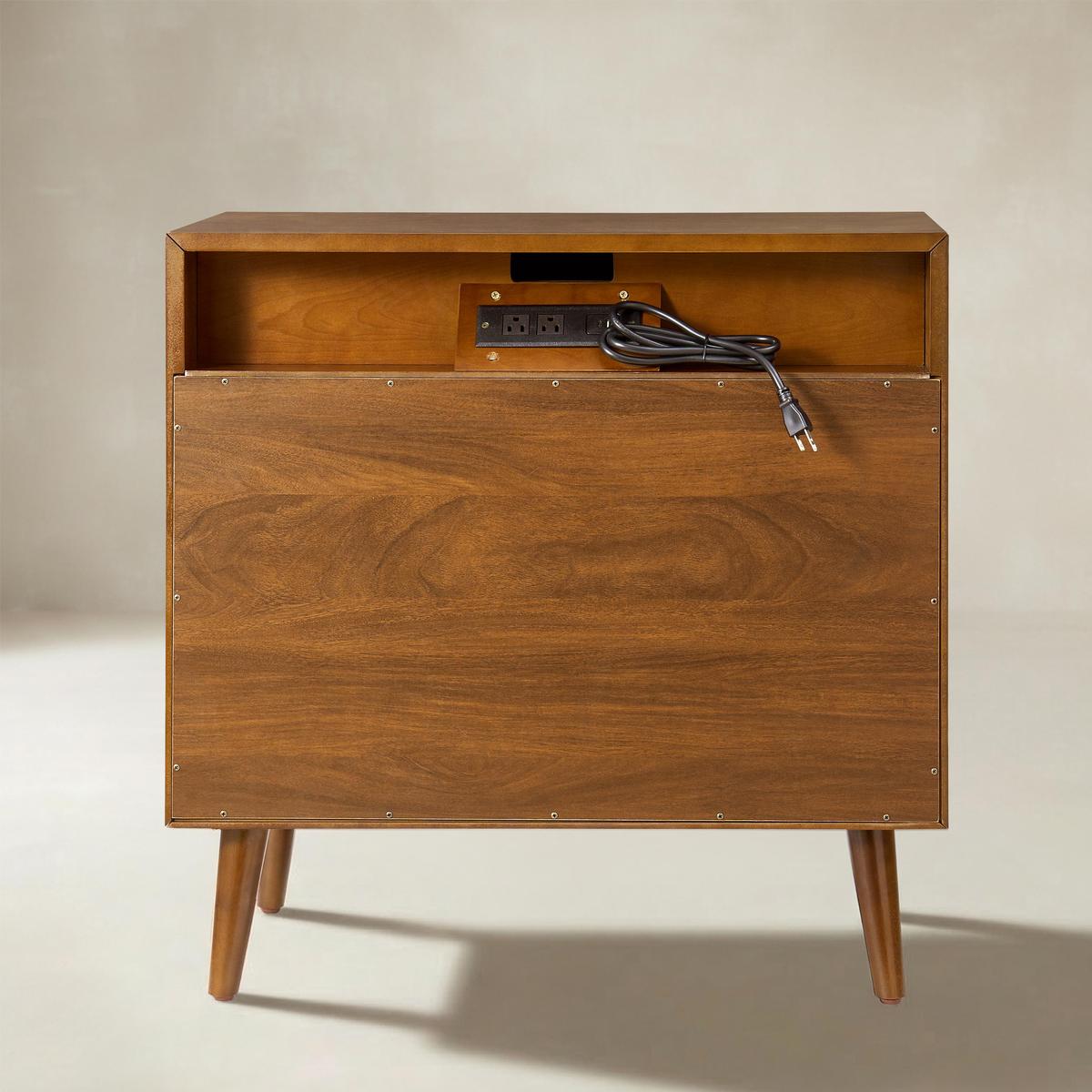 Rebecca 3-Drawer Mid-century Modern Nightstand - HULALA HOME
