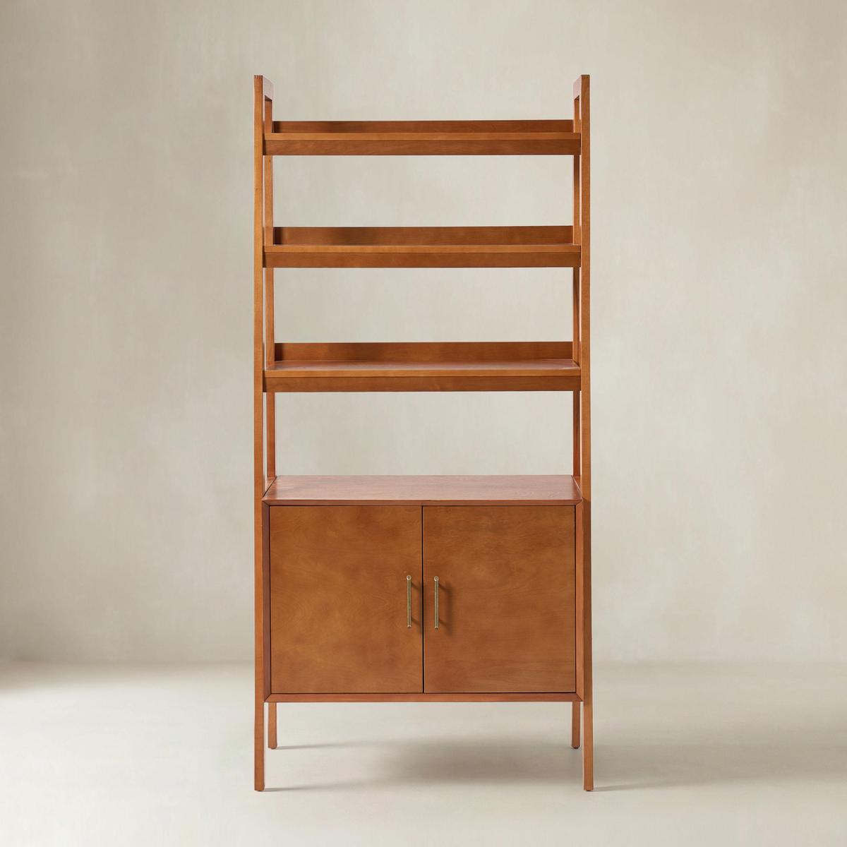 Andre 76"H x 36"W Solid Wood Bookcase