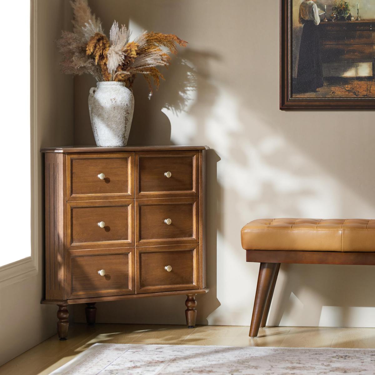 Belle Multifunctional Corner Storage Cabinet - HULALA HOME