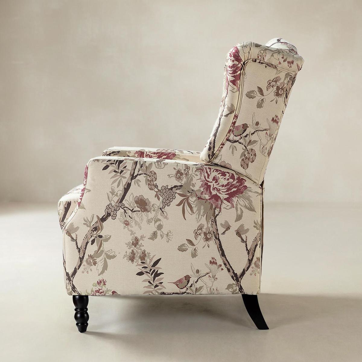 Lilith Upholstered Recliner - HULALA HOME