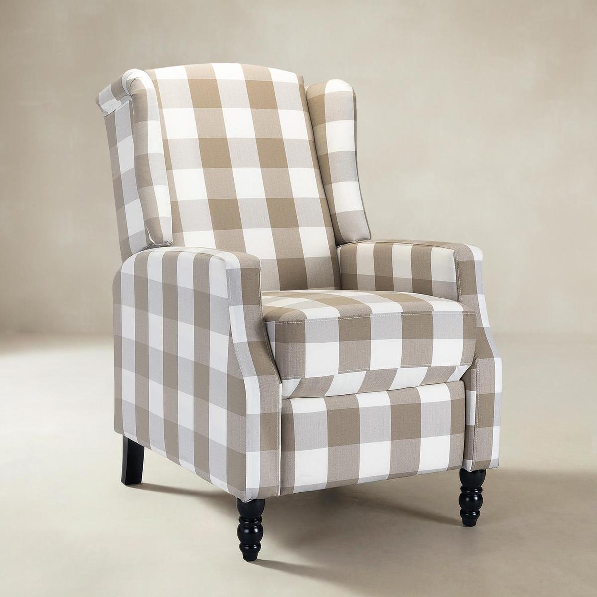 Lilith Upholstered Recliner - HULALA HOME