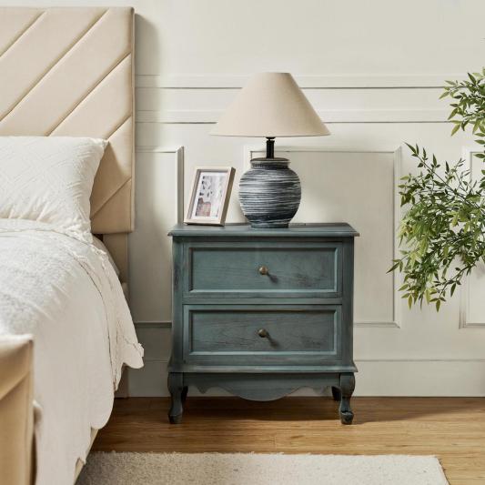 Galatea 24"Tall 2 - Drawer End Table Chest(Optional Types)
