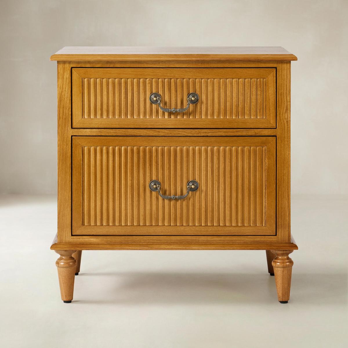 Farmhouse Solid Wood End Table (Optional Types)