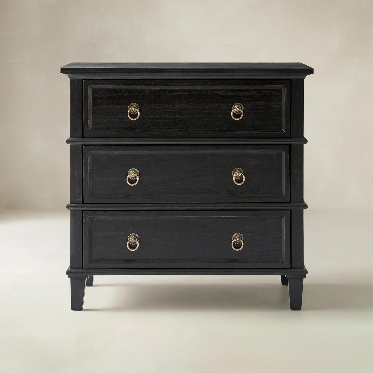 Jules Classic Solid Wood 3-Drawer End Table | Hulala Home