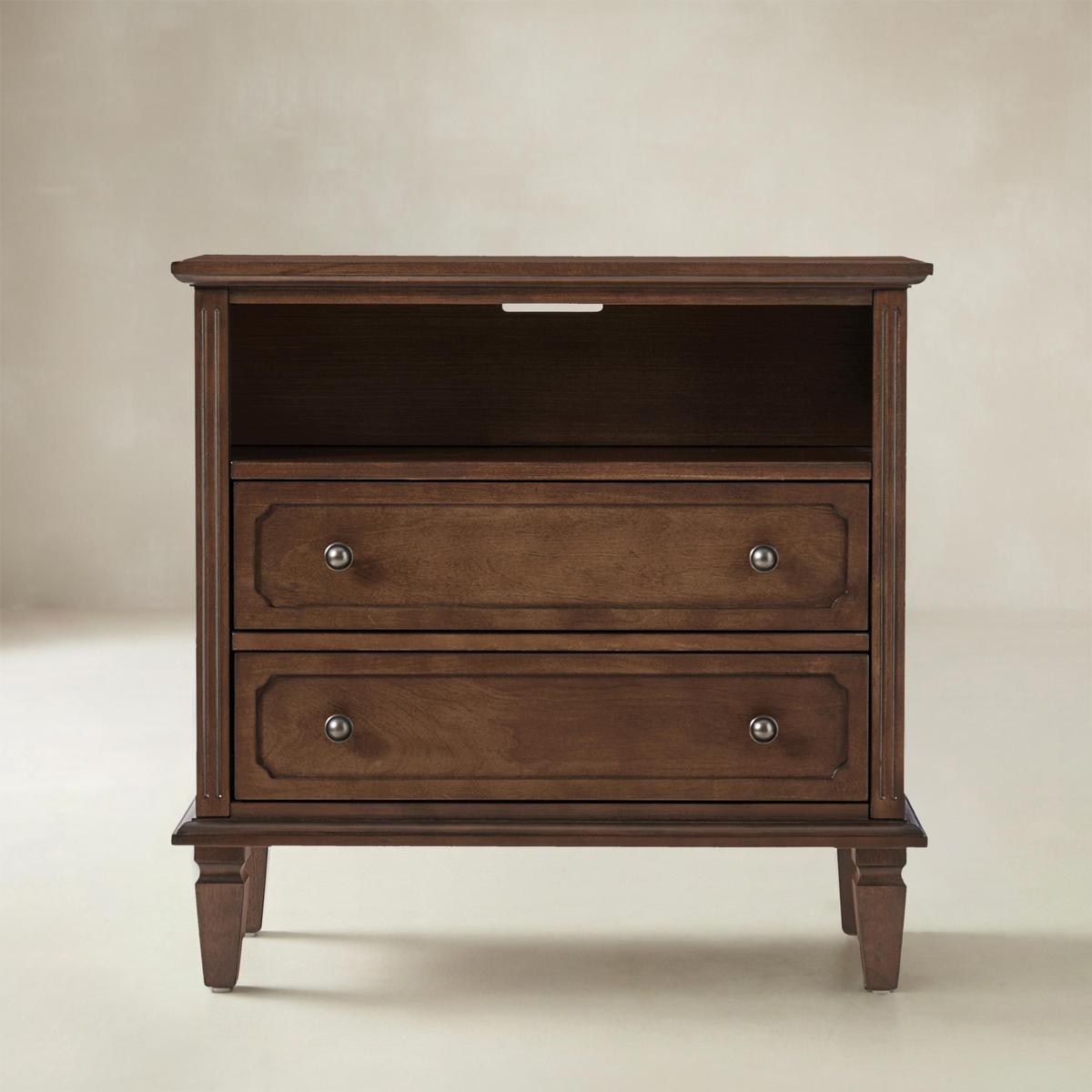 Galatea 2 - Drawer Solid Wood End Table Chest(Optional Types)