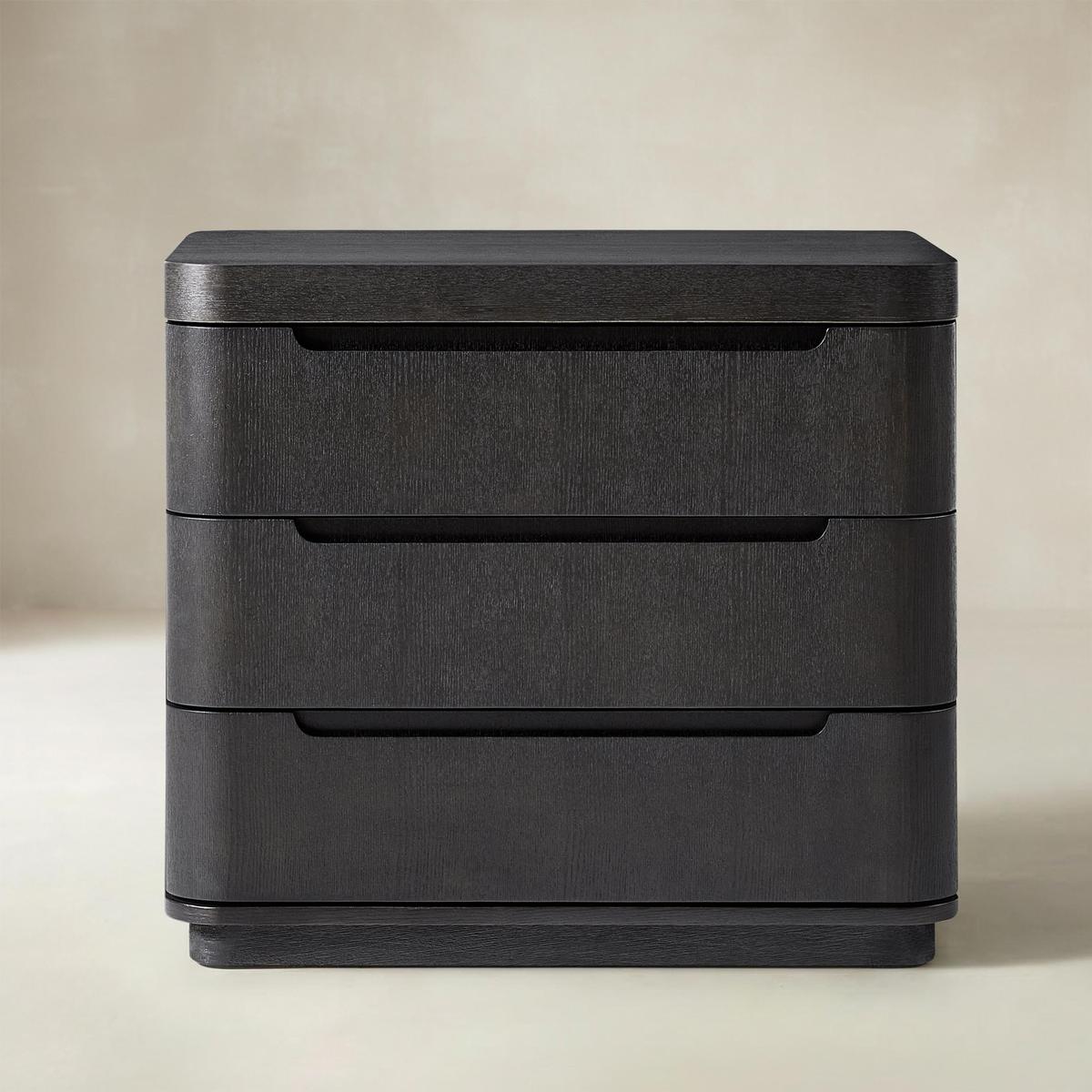 Ravona Large 3-Drawer Nightstand with Hidden Storage(Optional Types)
