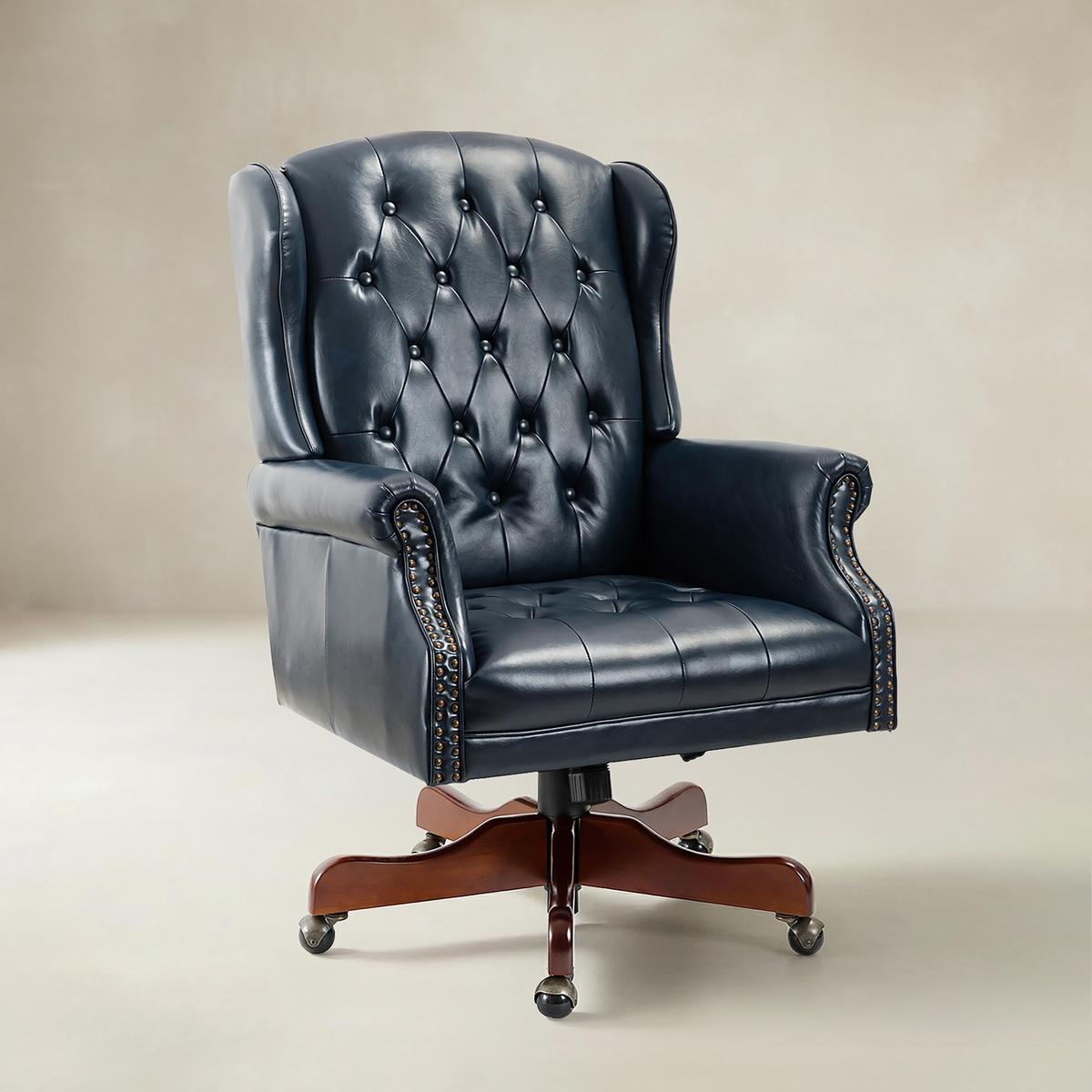 Esteban Vegan Leather Executive Office Chair - HULALA HOME