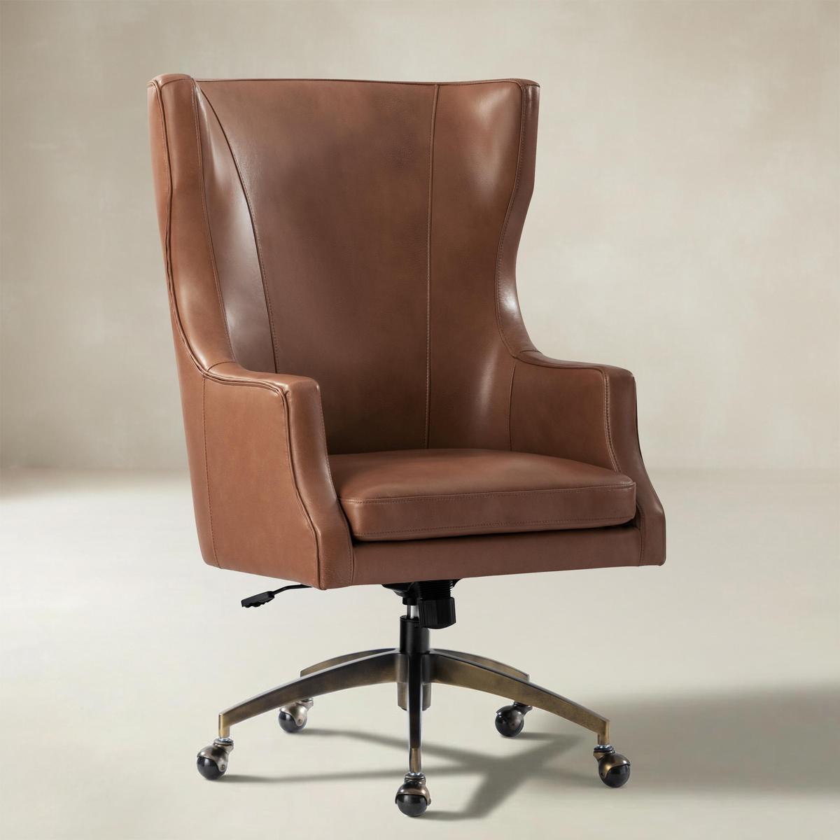 Elodio Office Chairs  with Genuine Leather