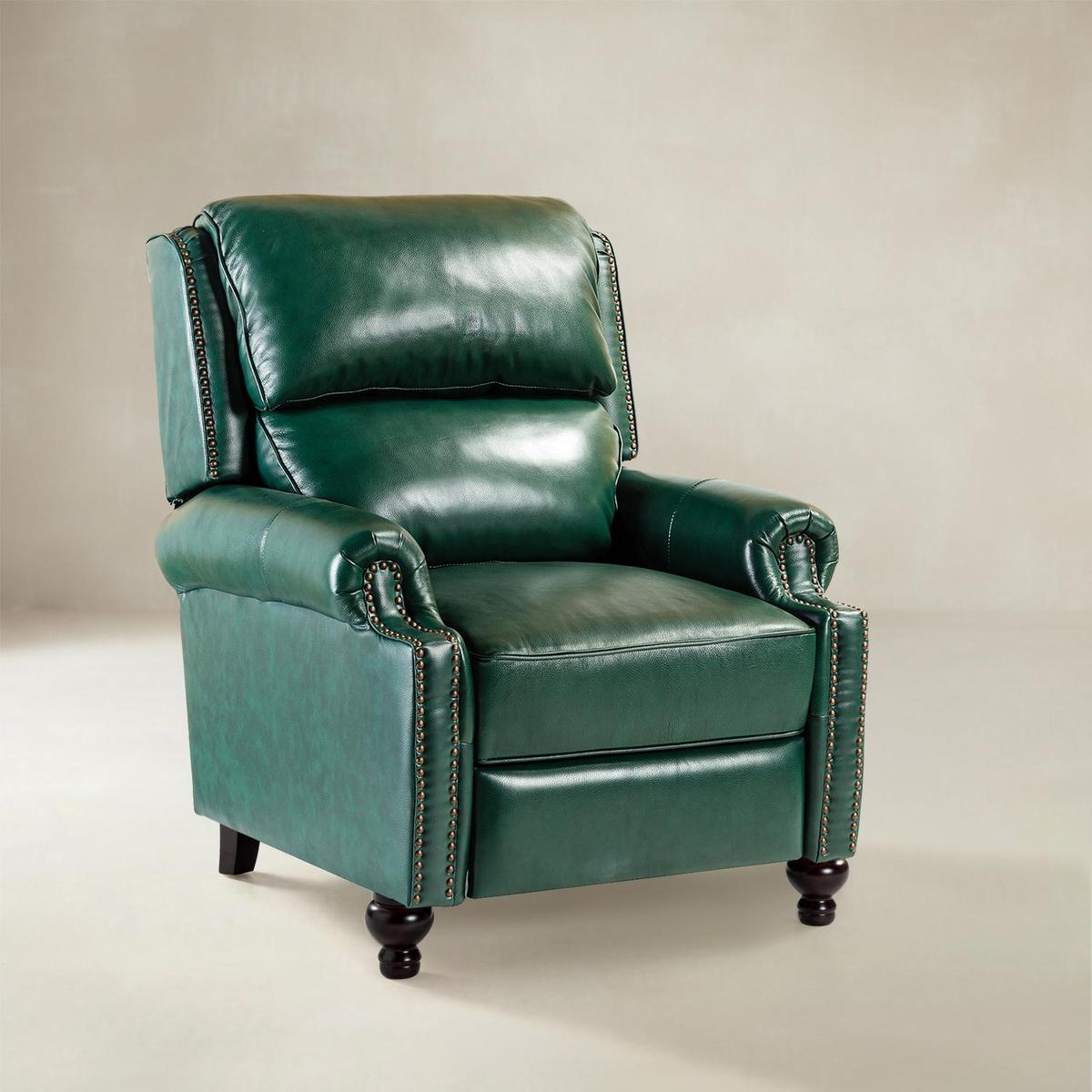 Nyuubara　lical 「träumeline」「empsea」 Consuela Mid-century Genuine Leather Recliner - HULALA HOME