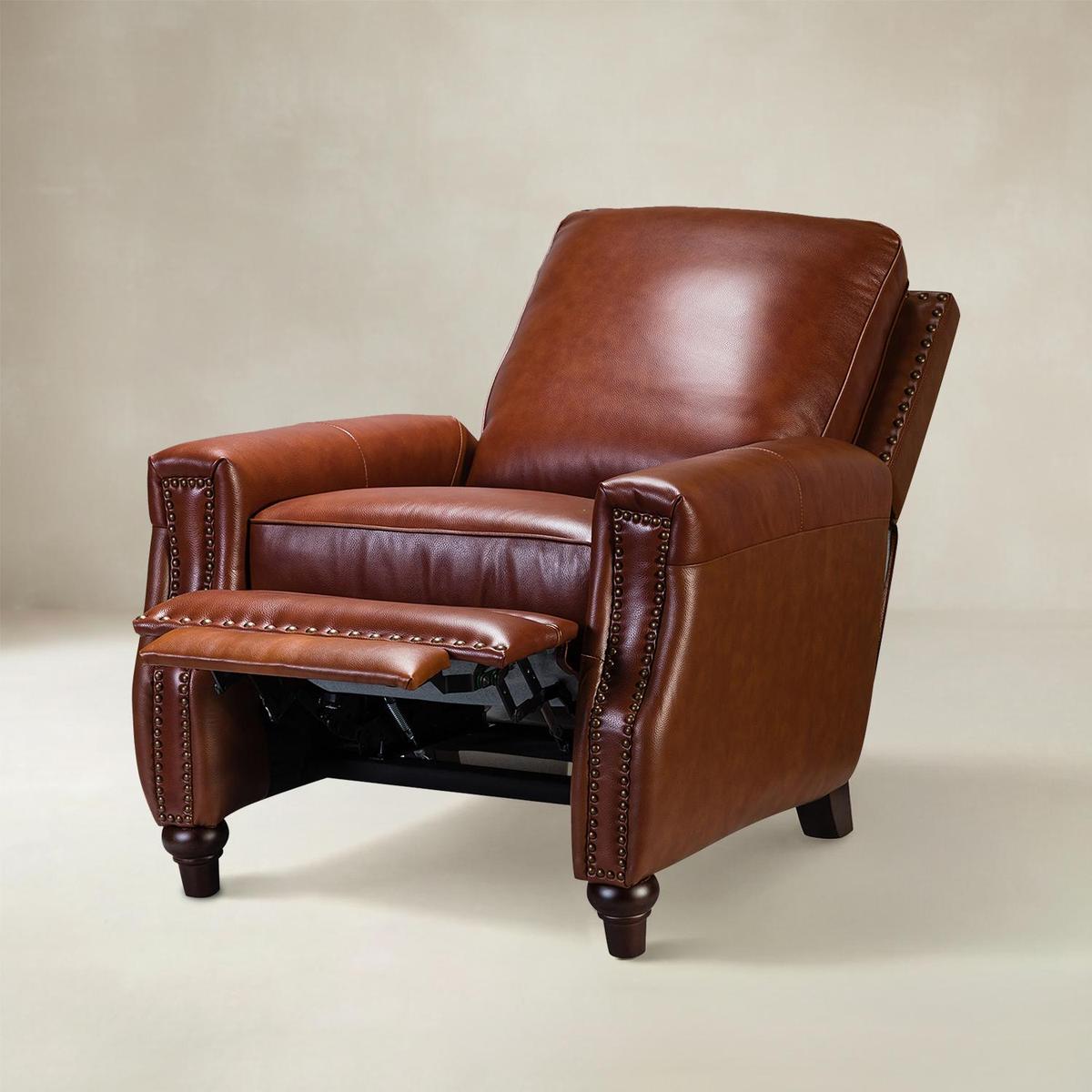 Annabelle Genuine Leather Recliner Chair - HULALA HOME