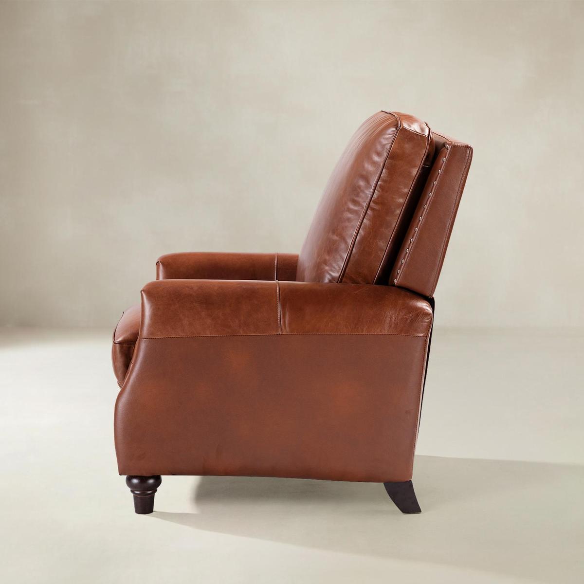 Annabelle Genuine Leather Recliner Chair - HULALA HOME