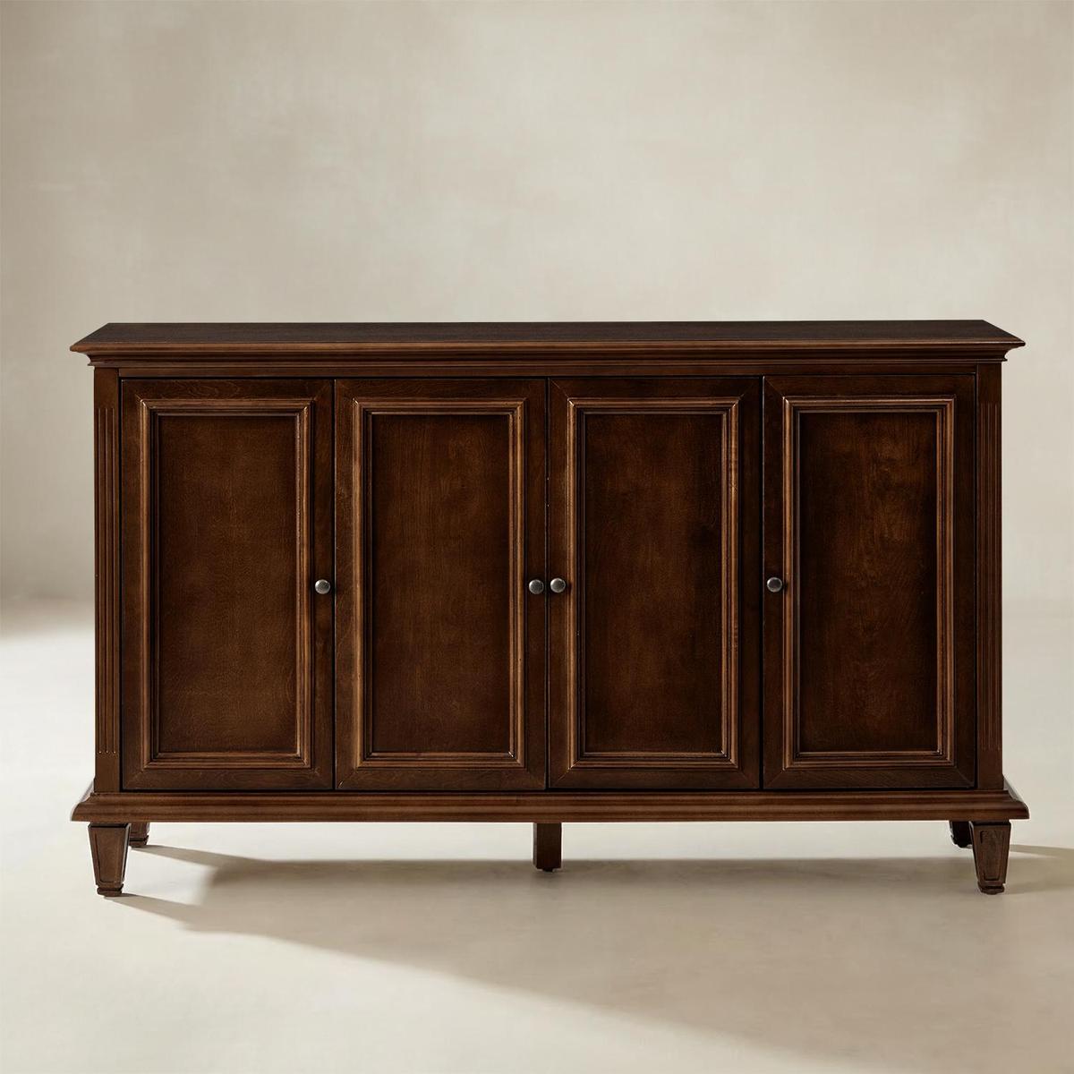 Mitchell 58" Wide Sideboard Buffet Cabinet with Wine Bottle Storage