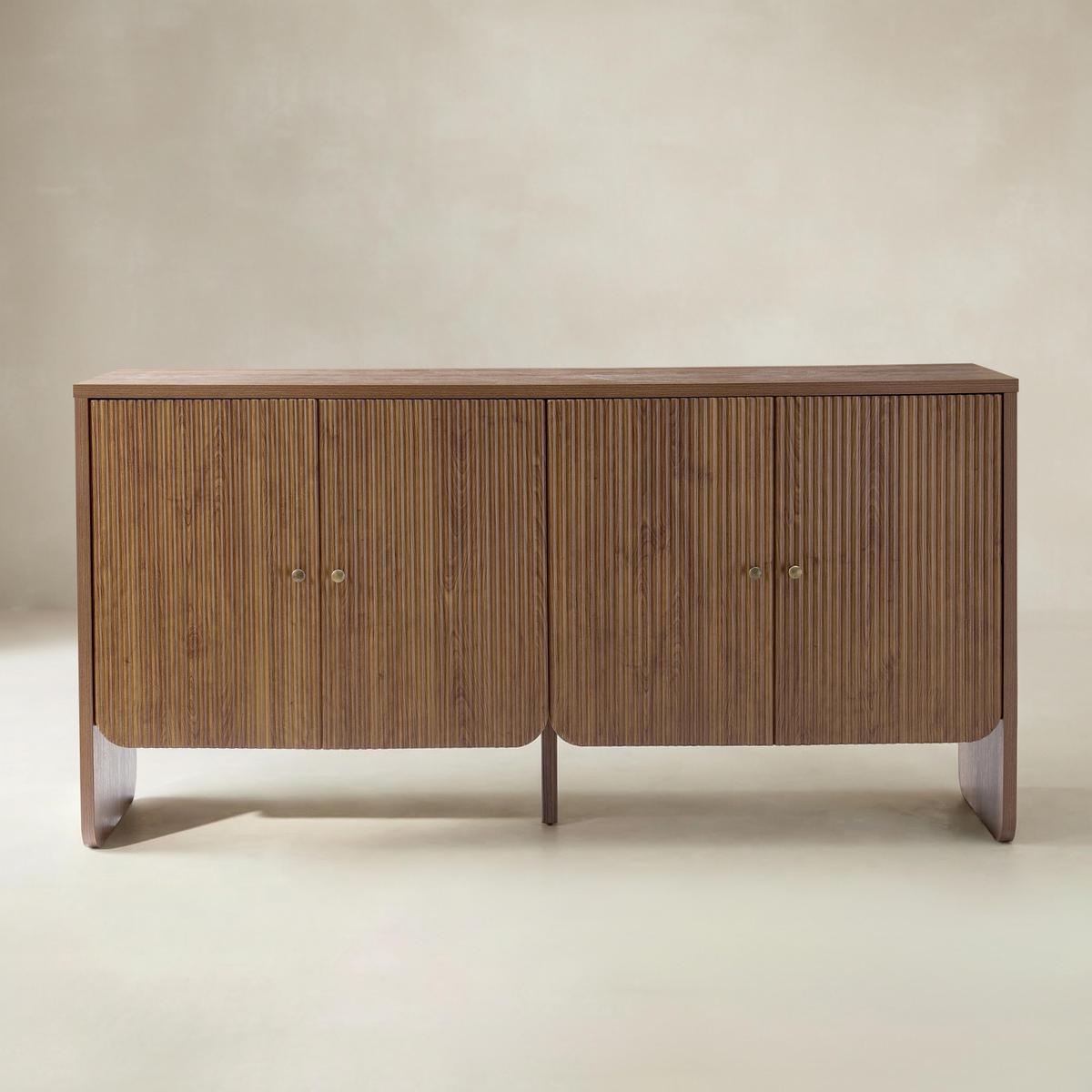 Paula Versatile Buffet Cabinet Sideboard with Adjustable Shelves, Cable Management