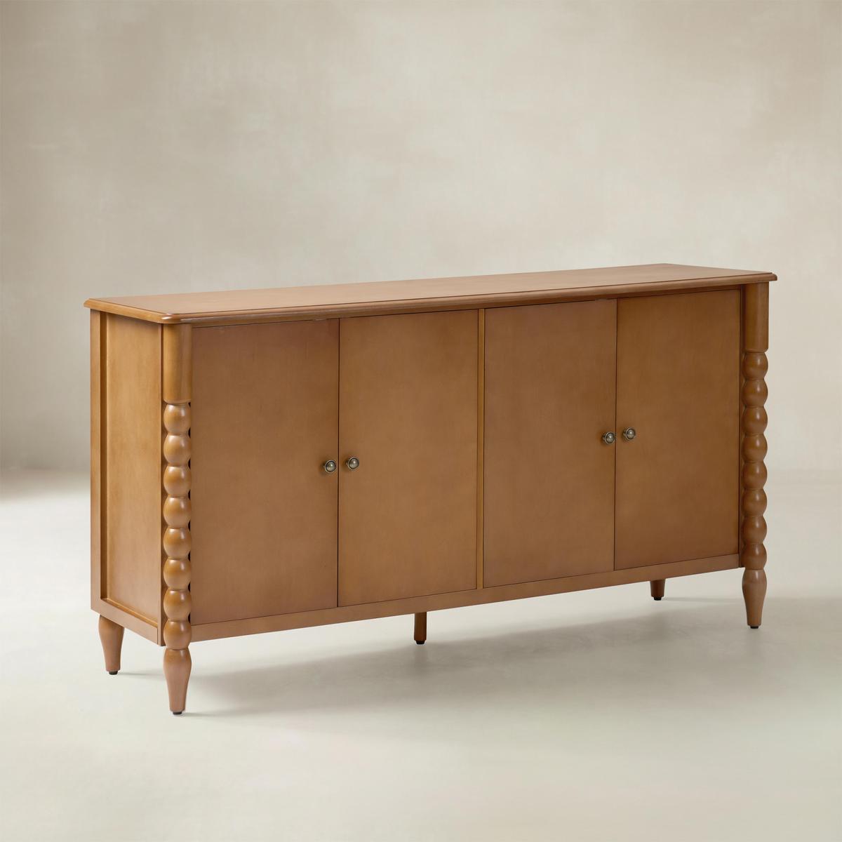 Daan 63" Wide 4-Door Sideboard Cabinet with Adjustable Shelves