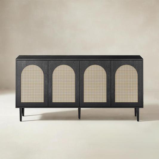 Norbert 63" Wide Sideboard – Large Modern Storage Cabinet for Dining &amp; Living Room