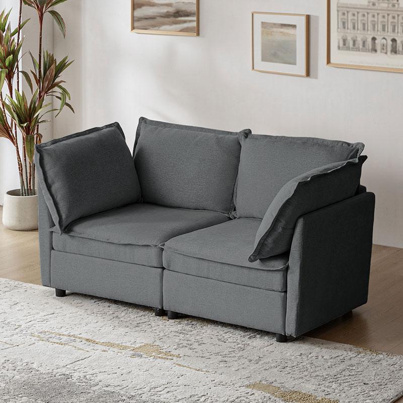 Harmetrix Oversized Soft Sectional Couch with Storage