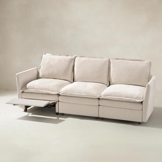 Victoria Oversized Modular Power Reclining Sectional Sofa with Hidden Storage