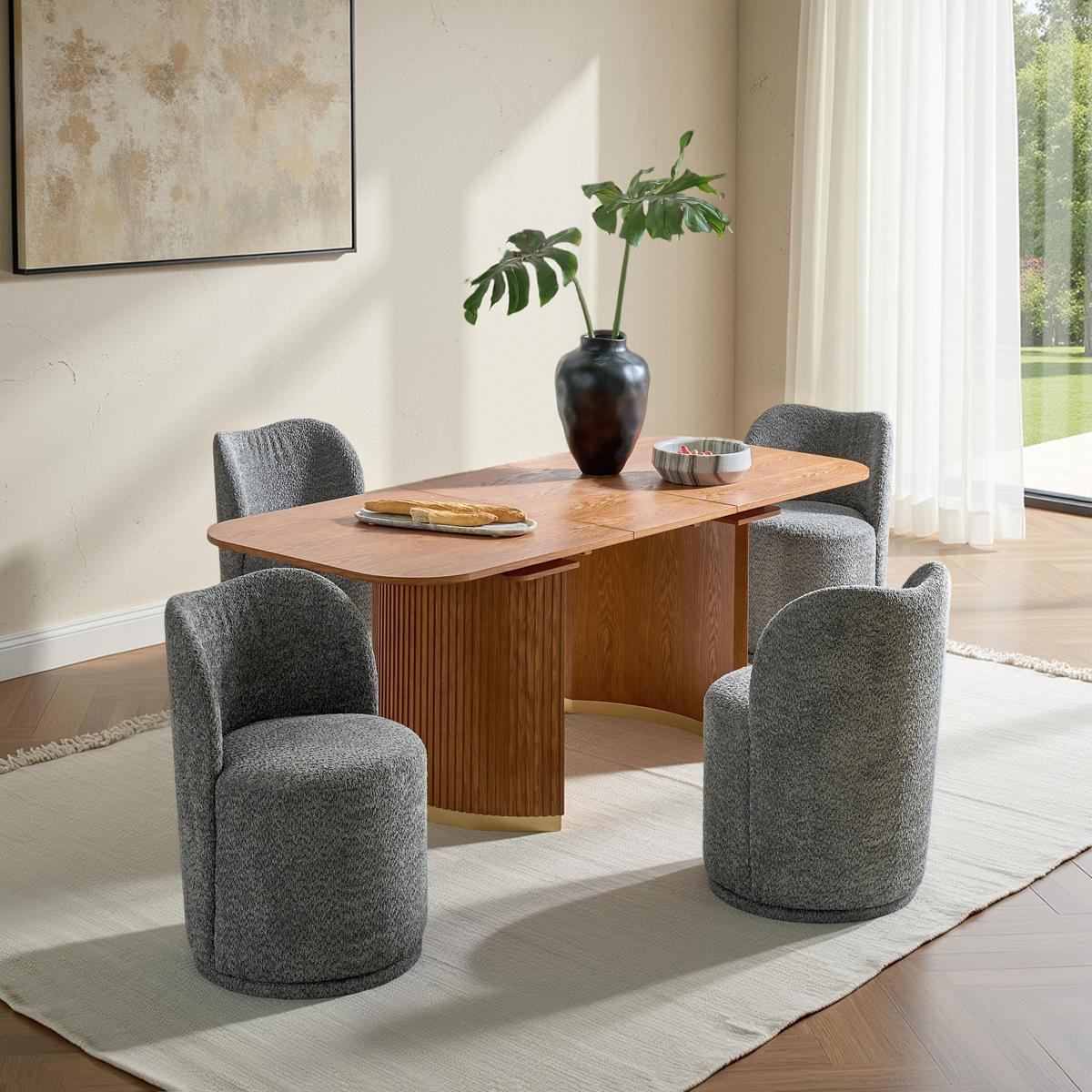 Fully Upholstered Modern Dining Chair