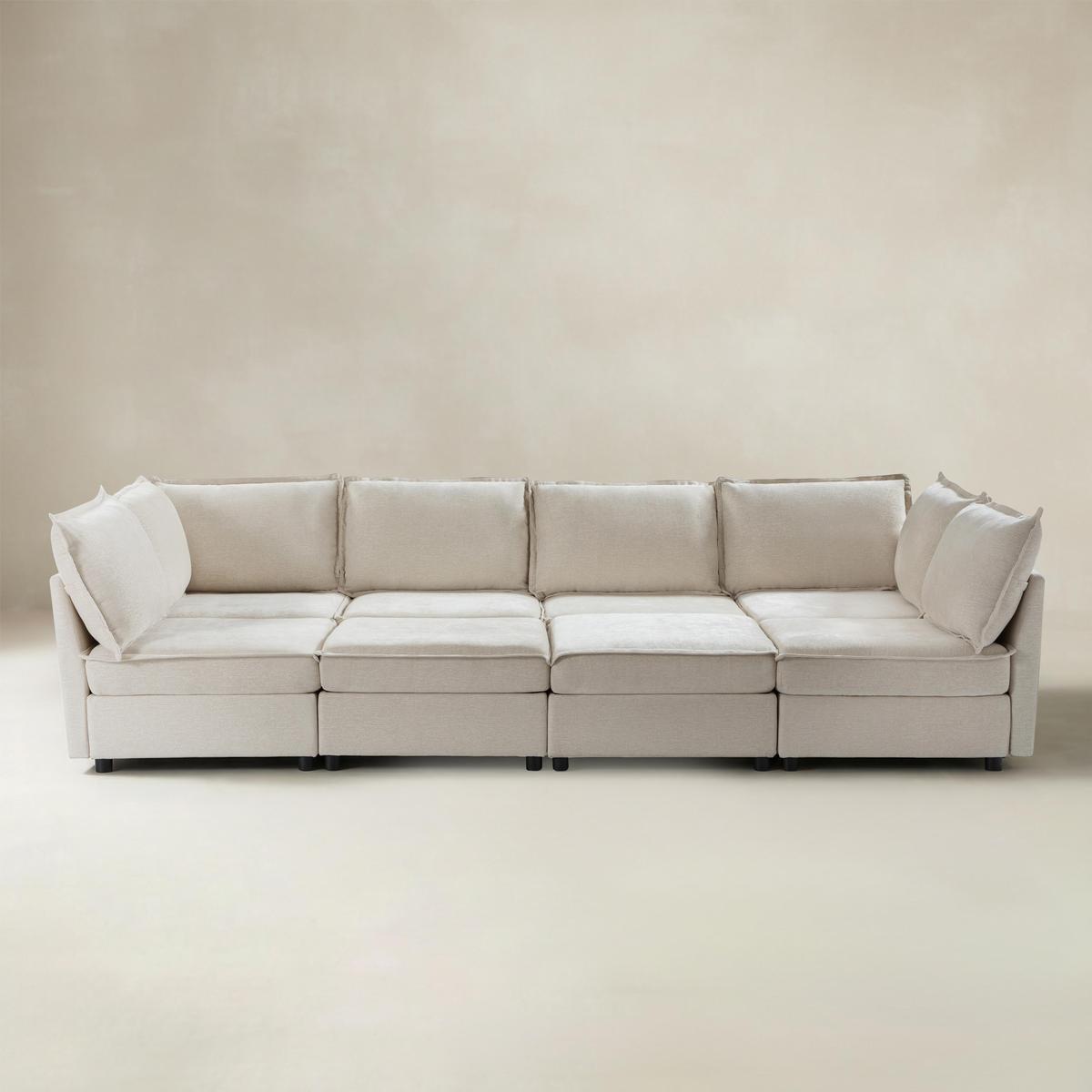 Victoria 8-Seater Soft Sectional Couch with Storage