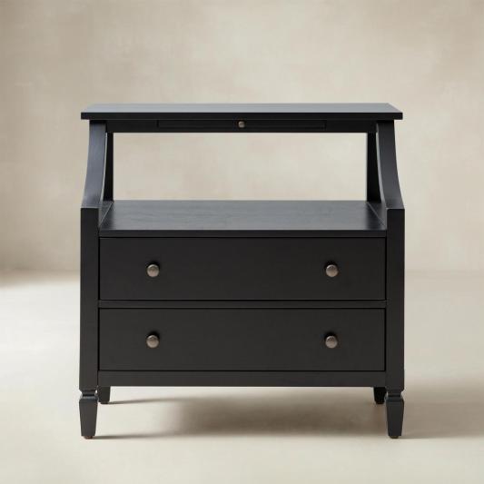 Grace 2 - Drawer End Table Chest with Built-in Outlets