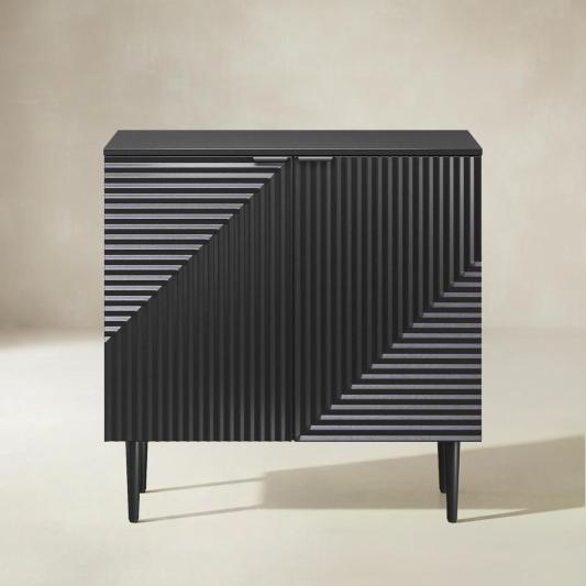 Lasse 35" Tall+2-Door Accent Cabinet