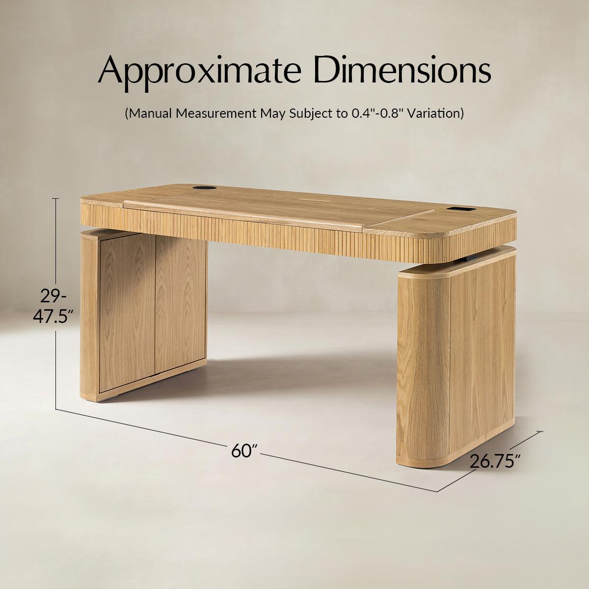 Baggio Adaptive Standing Desk with Drafting Table Tilt 