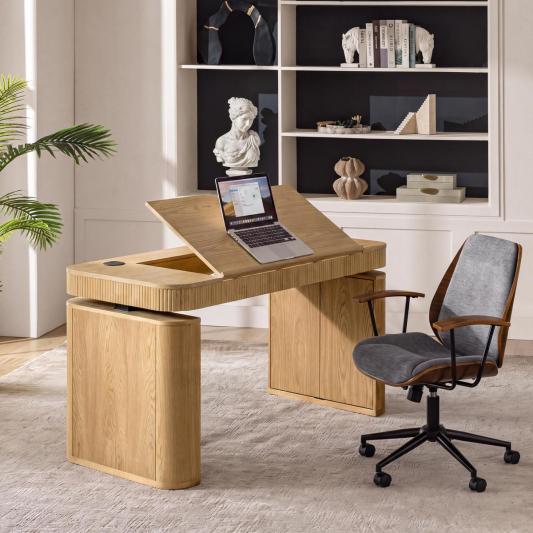 Baggio Adaptive Standing Desk with Drafting Table Tilt 