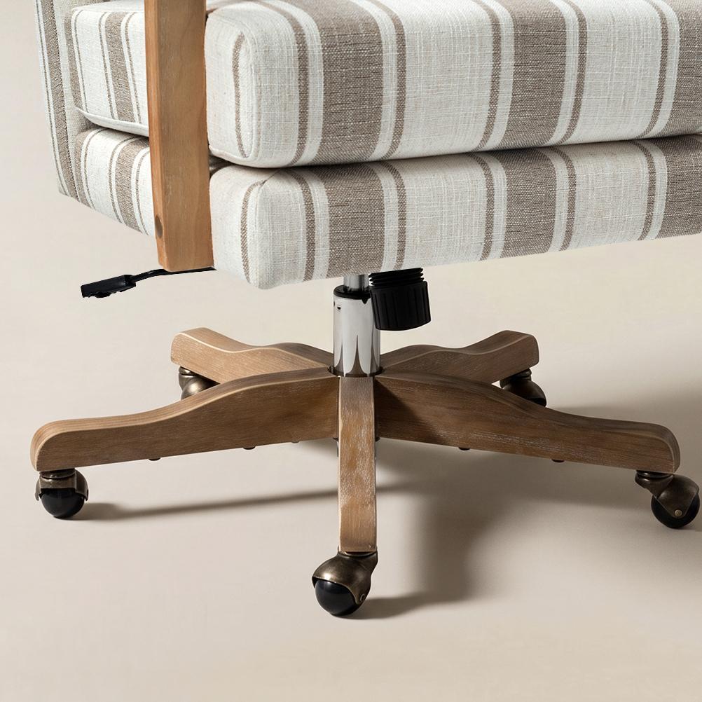 Roman  Farmhouse  Solid Wood Office Chair