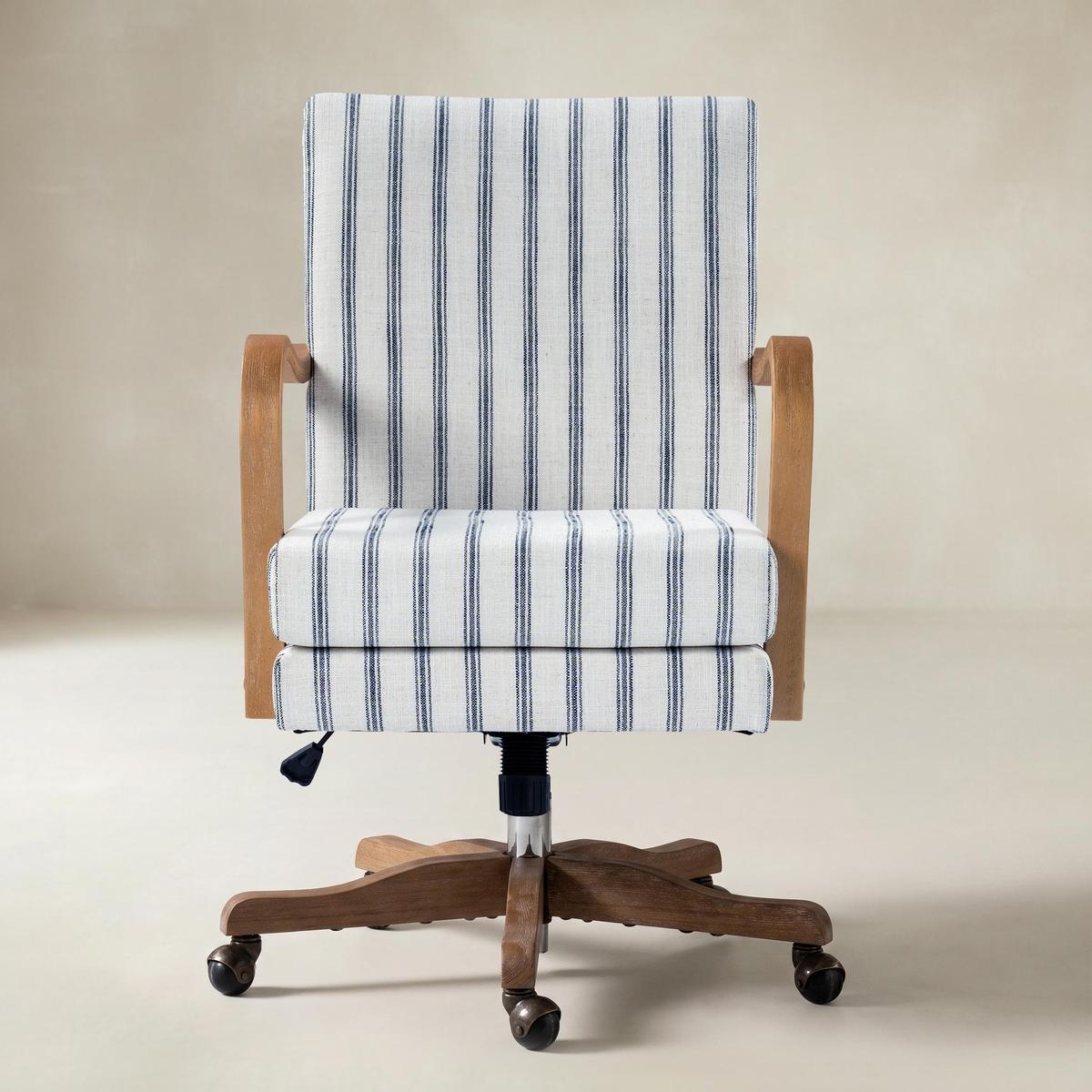 Roman  Farmhouse  Solid Wood Office Chair