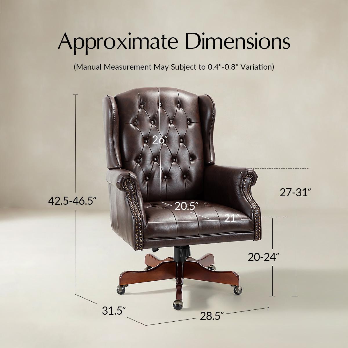 Esteban Vegan Leather Executive Office Chair