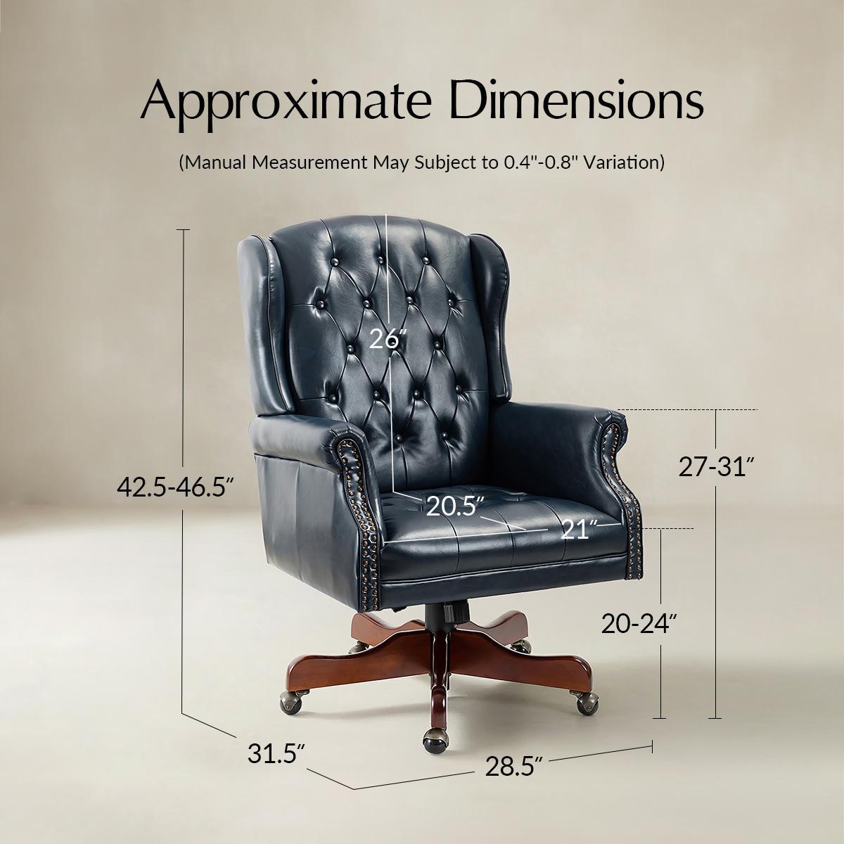 Esteban Vegan Leather Executive Office Chair