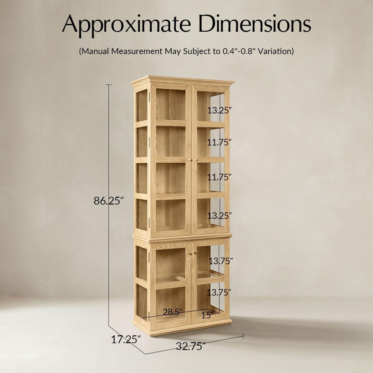 Veritas 2-in-1 Display Bookcase