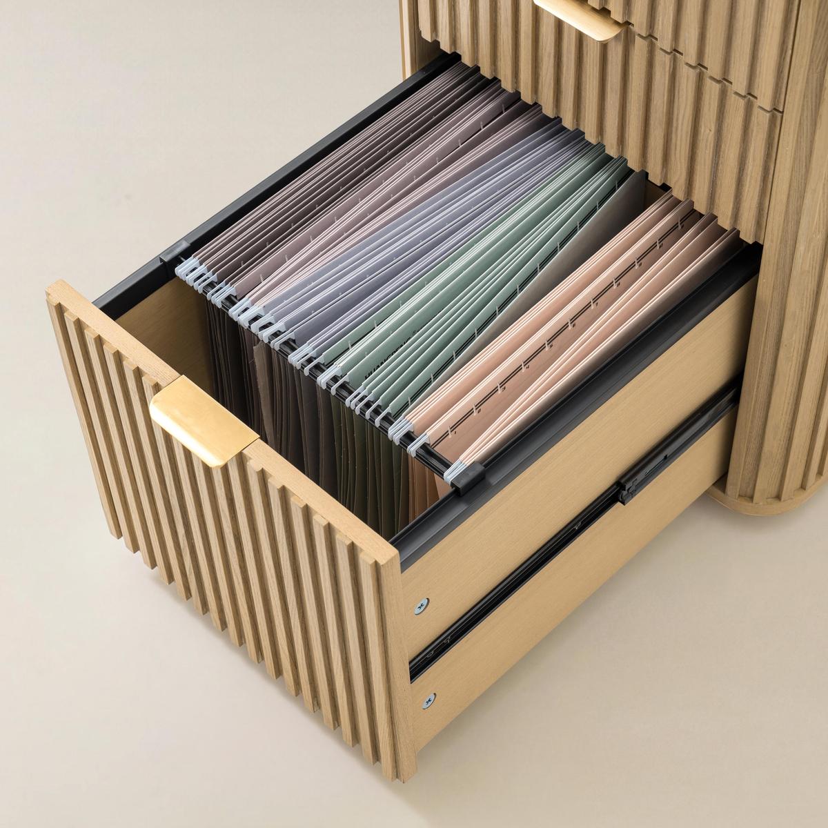 Baggio Modern Fluted File Cabinet