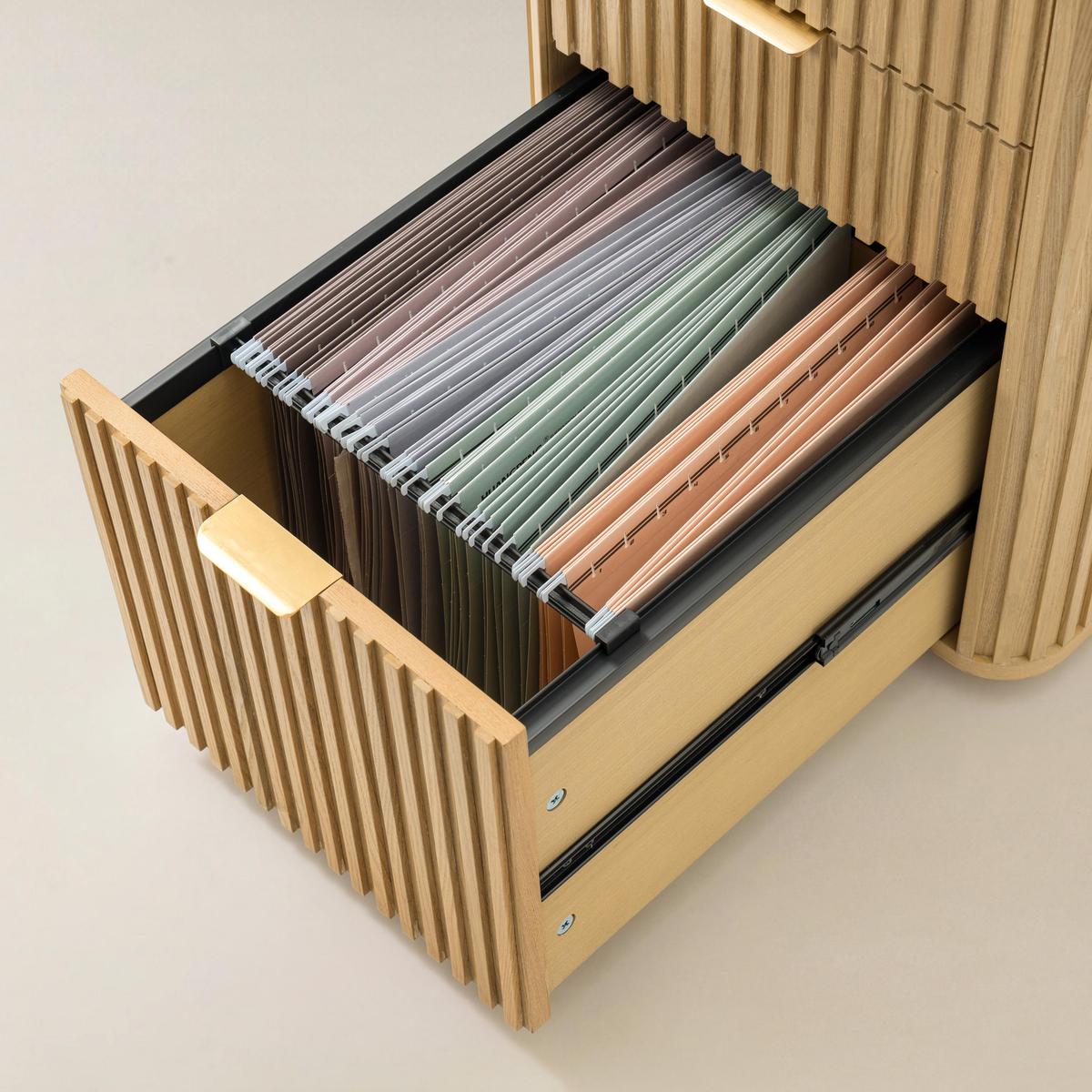 Baggio Modern Fluted File Cabinet