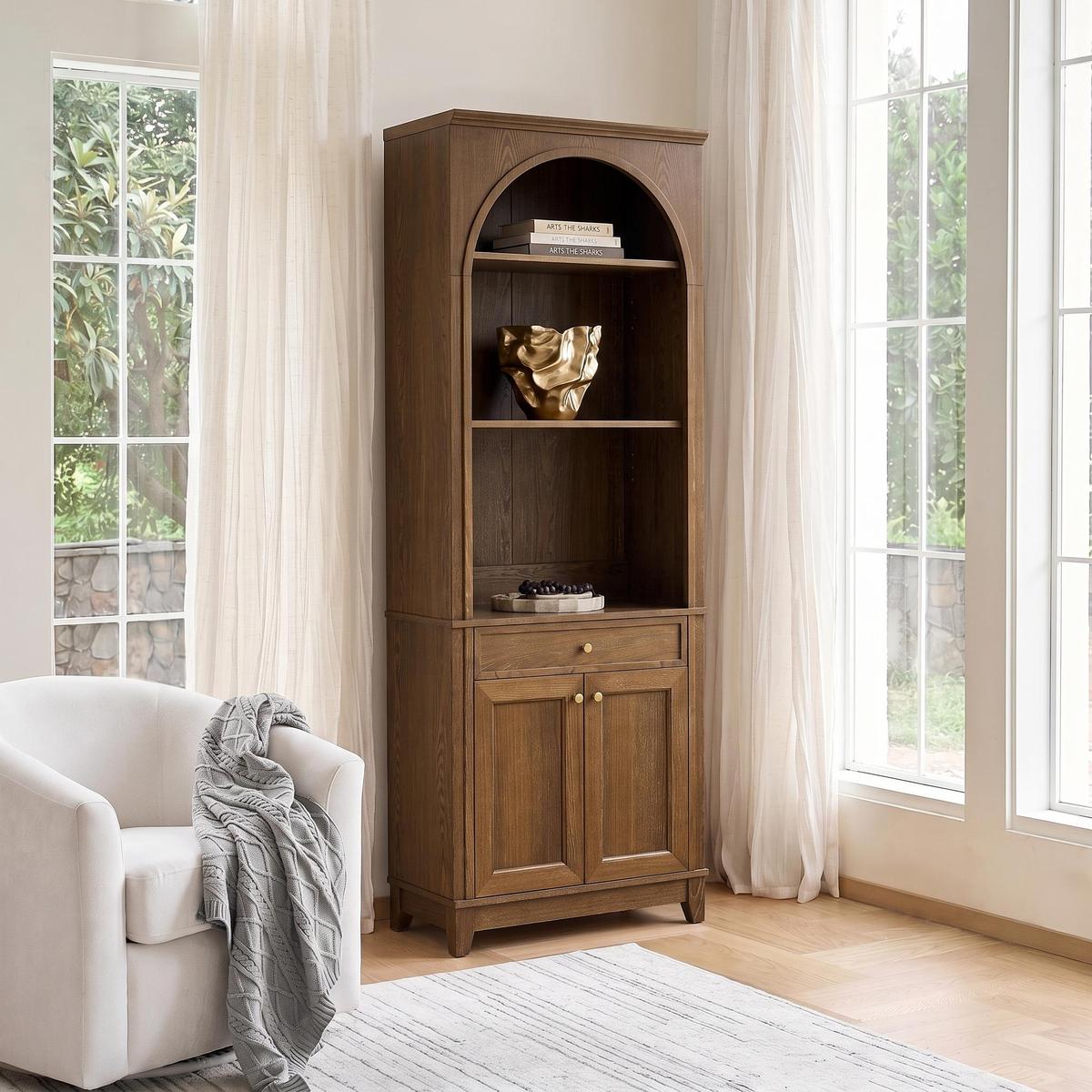Julia Farmhouse Storage Bookcase