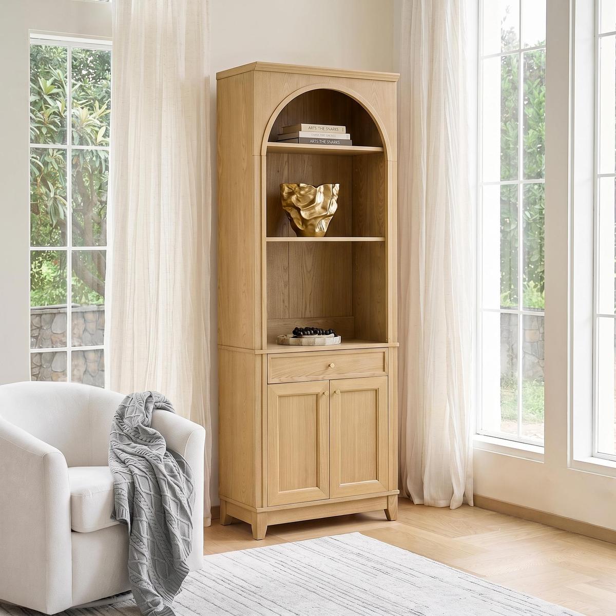 Julia Farmhouse Storage Bookcase
